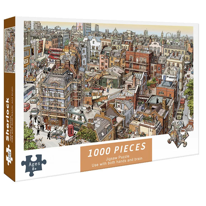 1000 piece paper jigsaw puzzle for adults, high difficulty decompression hobby