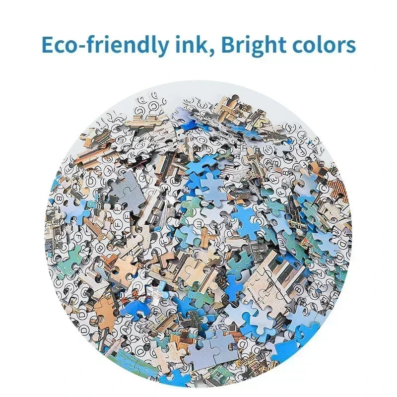 1000 piece paper jigsaw puzzle for adults, high difficulty decompression hobby