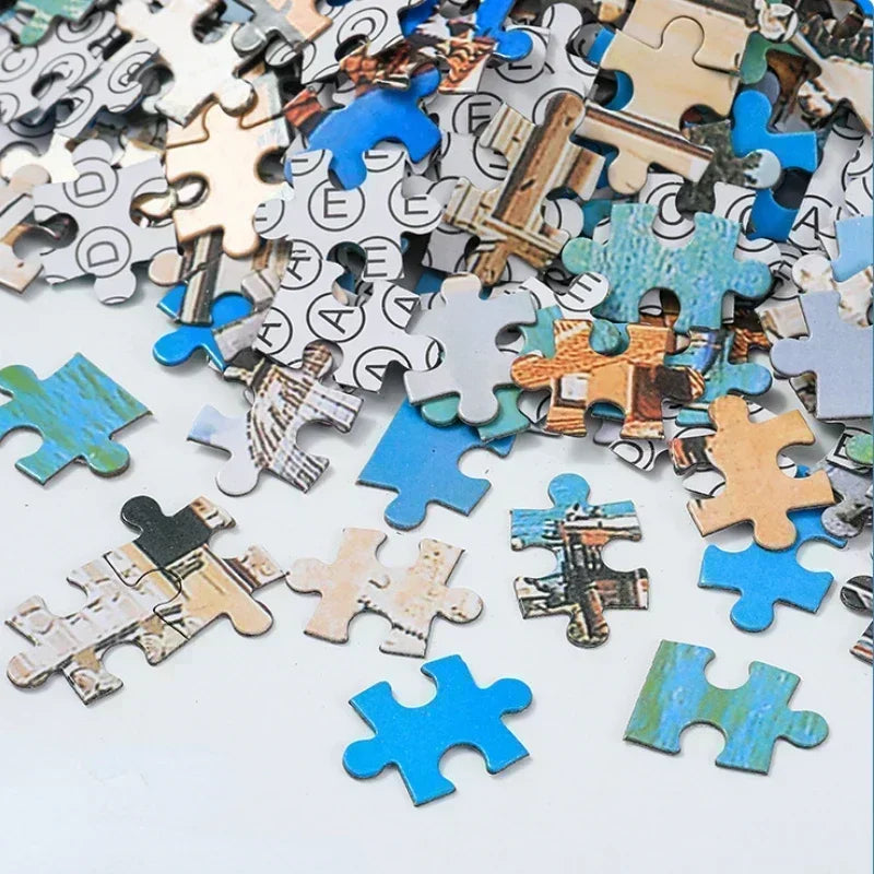 1000 piece paper jigsaw puzzle for adults, high difficulty decompression hobby