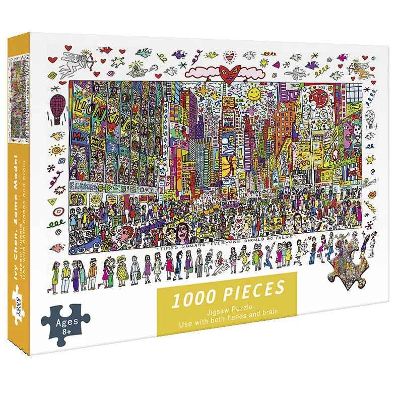 1000 piece paper jigsaw puzzle for adults, high difficulty decompression hobby