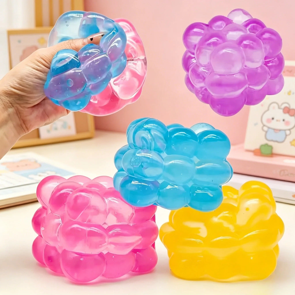Soft 3D candy-style squishy simulation cube sensory anti-anxiety fidget toy