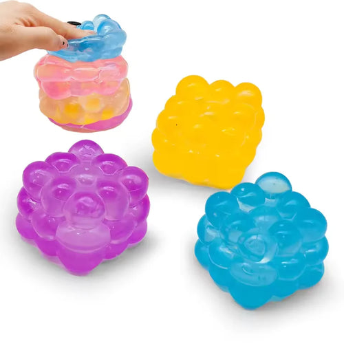 Soft 3D candy-style squishy simulation cube sensory anti-anxiety fidget toy