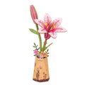3D wooden flower bouquet puzzle, DIY eternal blooms craft model kit