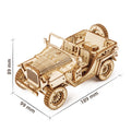 3D wooden classic car puzzles at 1:15 scale, vintage vehicle DIY model building kits