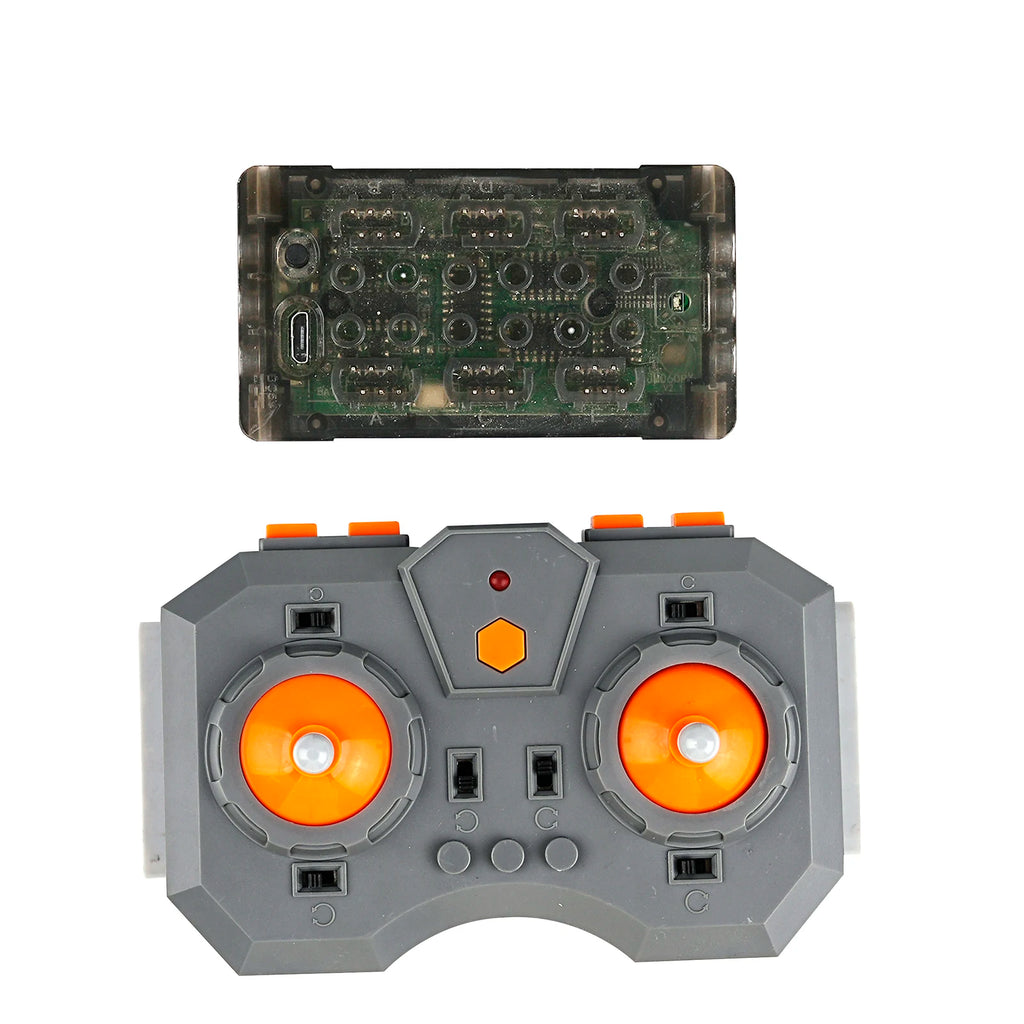 12 Channel Remote Control Kit Rechargeable Lithium Battery Box APP Control Speed Adjustable MOC Building Blocks for Legoeds