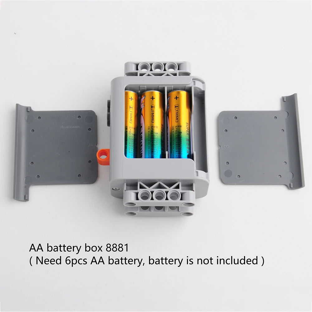 5PCS MOC Power Functions Motor Set M Motor AA Battery Box IR Remote Control IR Receiver Building Blocks Compatible with legoeds