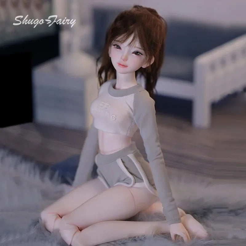 Xana BJD Doll 1/4 Barly Fitness Sport Blyth Doll Joint Body BJD Toy DIY Anime Fashion Ball Jointed Doll Birthday Gift