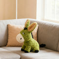 New Quirky Plush Dog Toy That Squeaks, Designed Like a Donkey for Chewing, Made with Double-Layer Tear-Resistant Fabric, Perfect