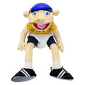 60cm Large Jeffy Boy Hand Puppet Plush Toys Removable Children Soft Doll Talk Show Party Props Puppet Stuffed Doll For Kids Gift