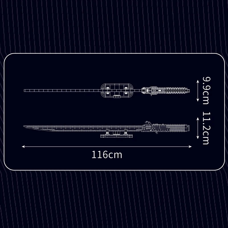 Mould King 10138 Star Plan Toys The Dark Saber Building Block with Led Parts Assembly Cosplay Brick Toys Kids Christmas Gift