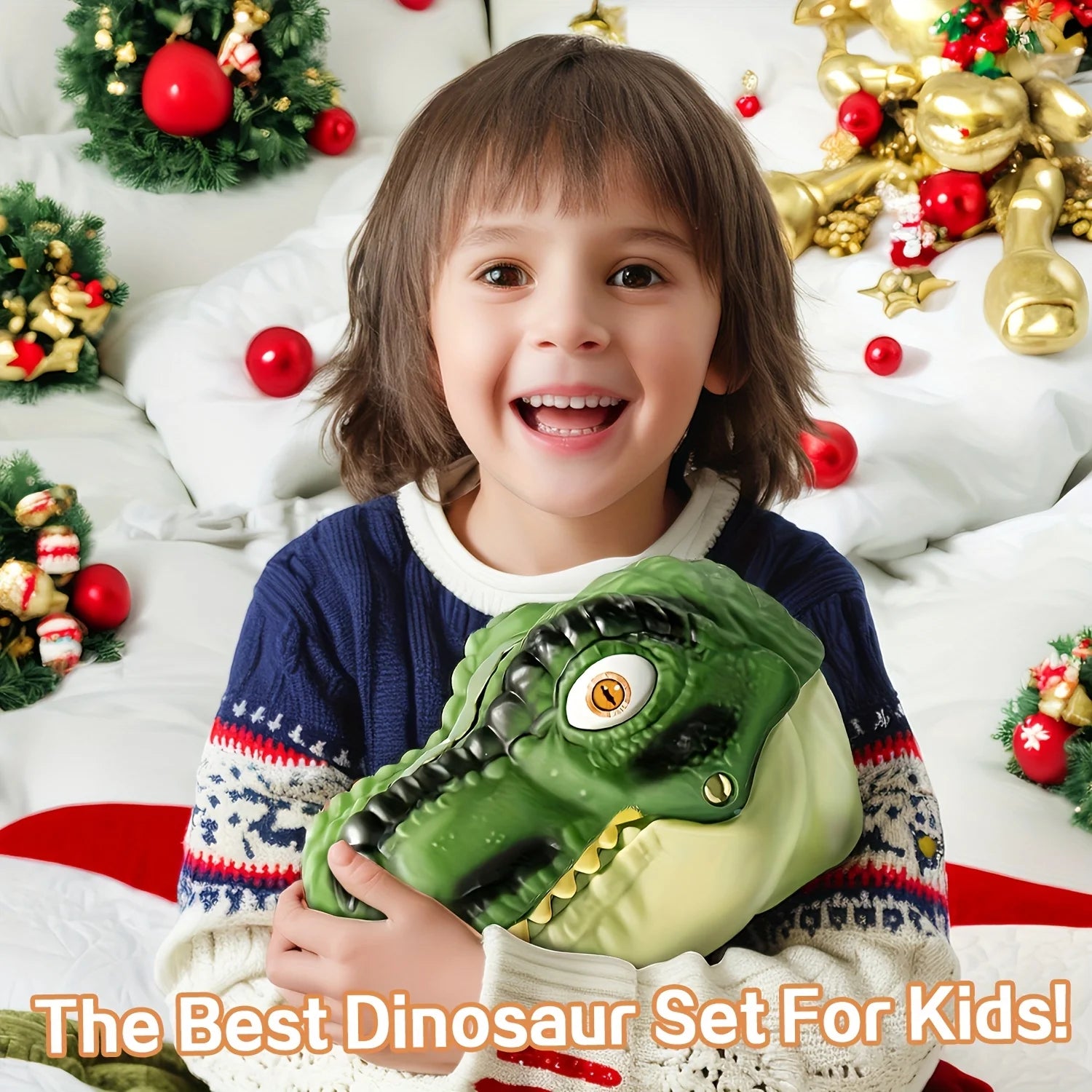 47 Pieces Dinosaur Toys - Realistic Jurassic Dinosaur Models with Egg Tree Fence - Educational Play Set, Create a Dinosaur World with Parents and Friends, Ideal Birthday Gift for Kids!