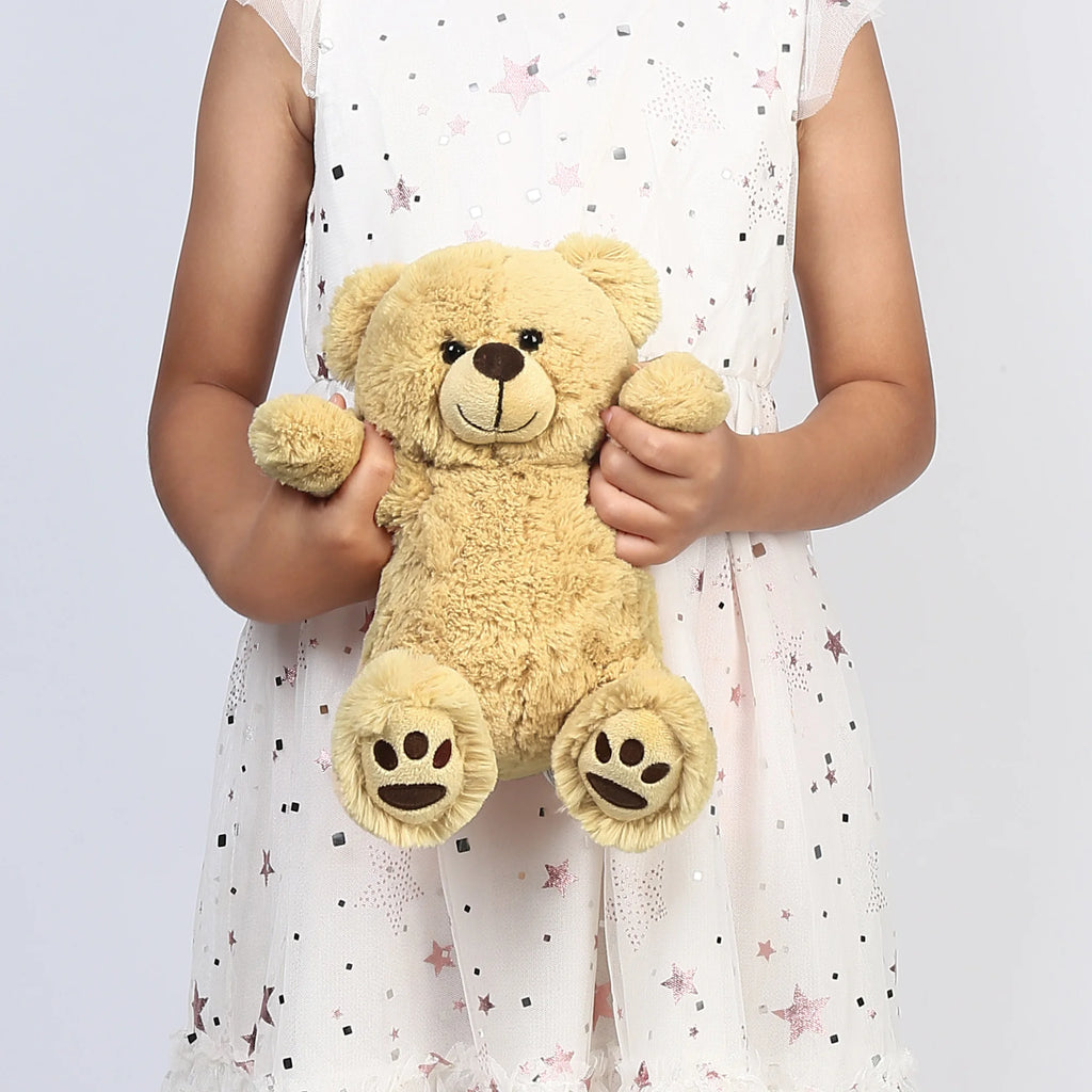 8'' Teddy Bear Stuffed Animals Brown Teddy Bear Plush Toy, Soft Plush Gifts for Kids Baby Toddlers on Baby Shower Christmas Gift
