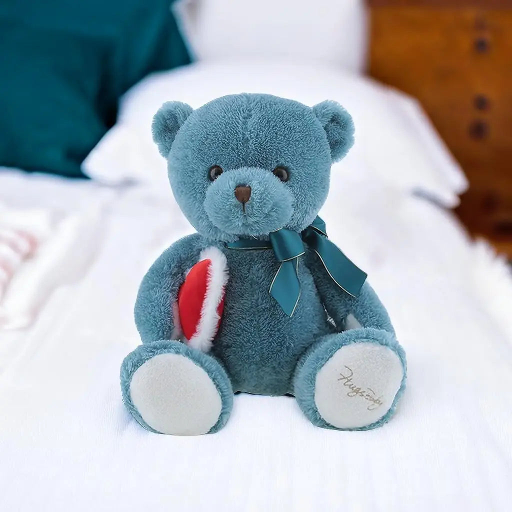 28 in Heart Teddy Bear Plush Toy, Romantic Love Heart Stuffed Bear, Perfect Birthday & Holiday Gift for Boys and Girls