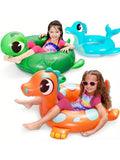 Joyfy 3Pack Inflatable Pool Tubes Floats Dinosaur Pool Beach Water Float for Kids Toddler Summer Party Decorations