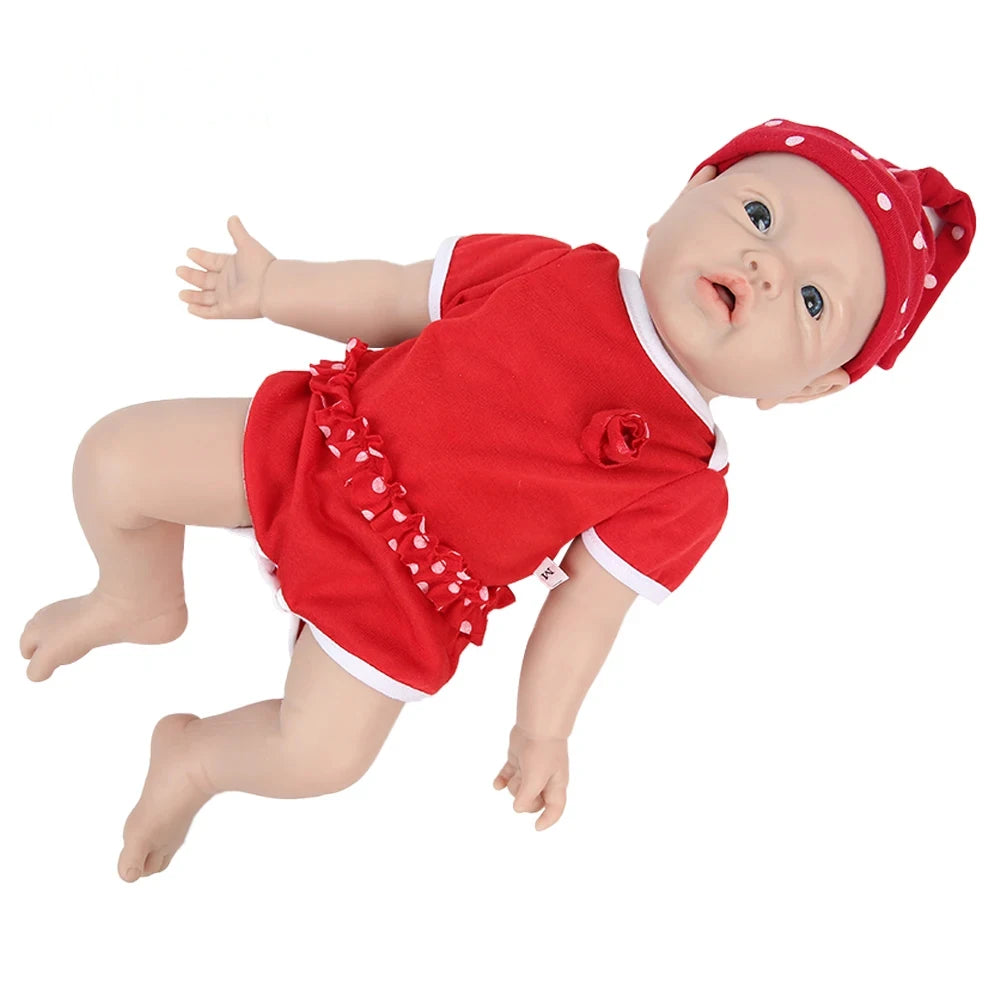 IVITA WG1526 43cm 2.69kg 100% Full Body Silicone Reborn Baby Girl Doll  Realistic Soft Dolls DIY Blank Babe Children Toys