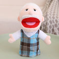 New 28cm-33cm Kids Plush Finger & Hand Puppet Popular Activity Boy Girl Role Play Bedtime Story Props Family Playing Toys Doll