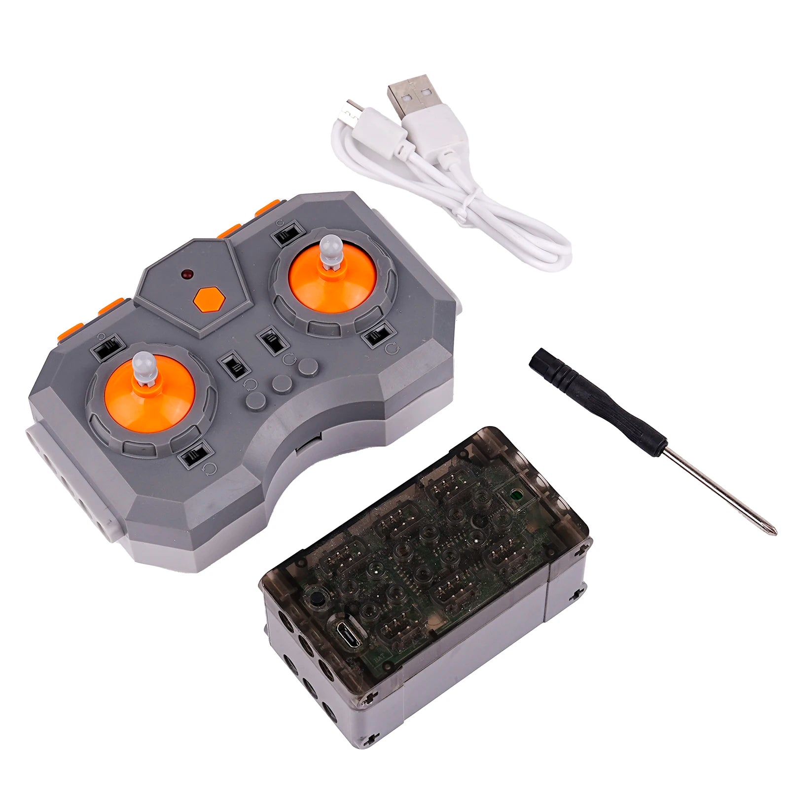 12 Channel Remote Control Kit Rechargeable Lithium Battery Box APP Control Speed Adjustable MOC Building Blocks for Legoeds