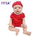 IVITA WG1526 43cm 2.69kg 100% Full Body Silicone Reborn Baby Girl Doll  Realistic Soft Dolls DIY Blank Babe Children Toys