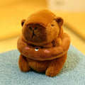 Capybara Plush Toy – Cute Winged Hoodie Stuffed Animal Keychain