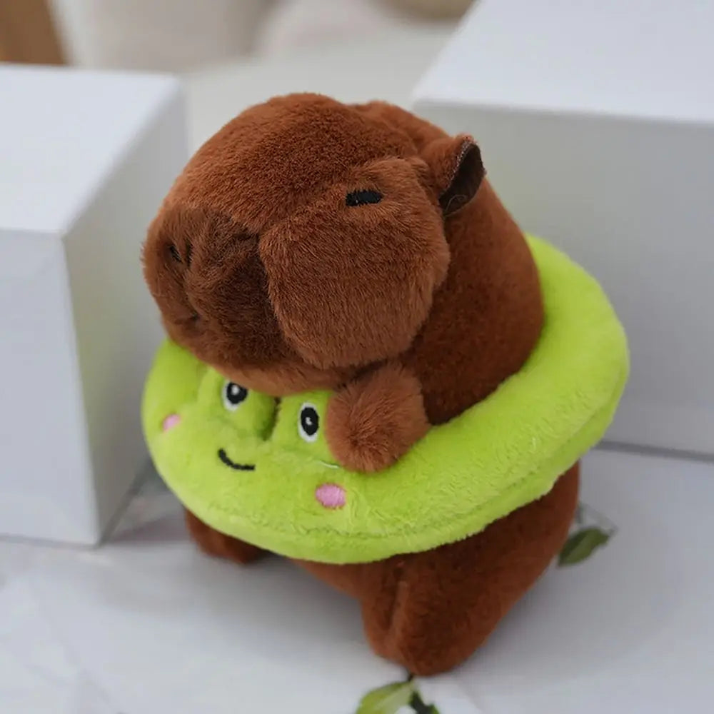 Capybara Plush Toy – Cute Winged Hoodie Stuffed Animal Keychain