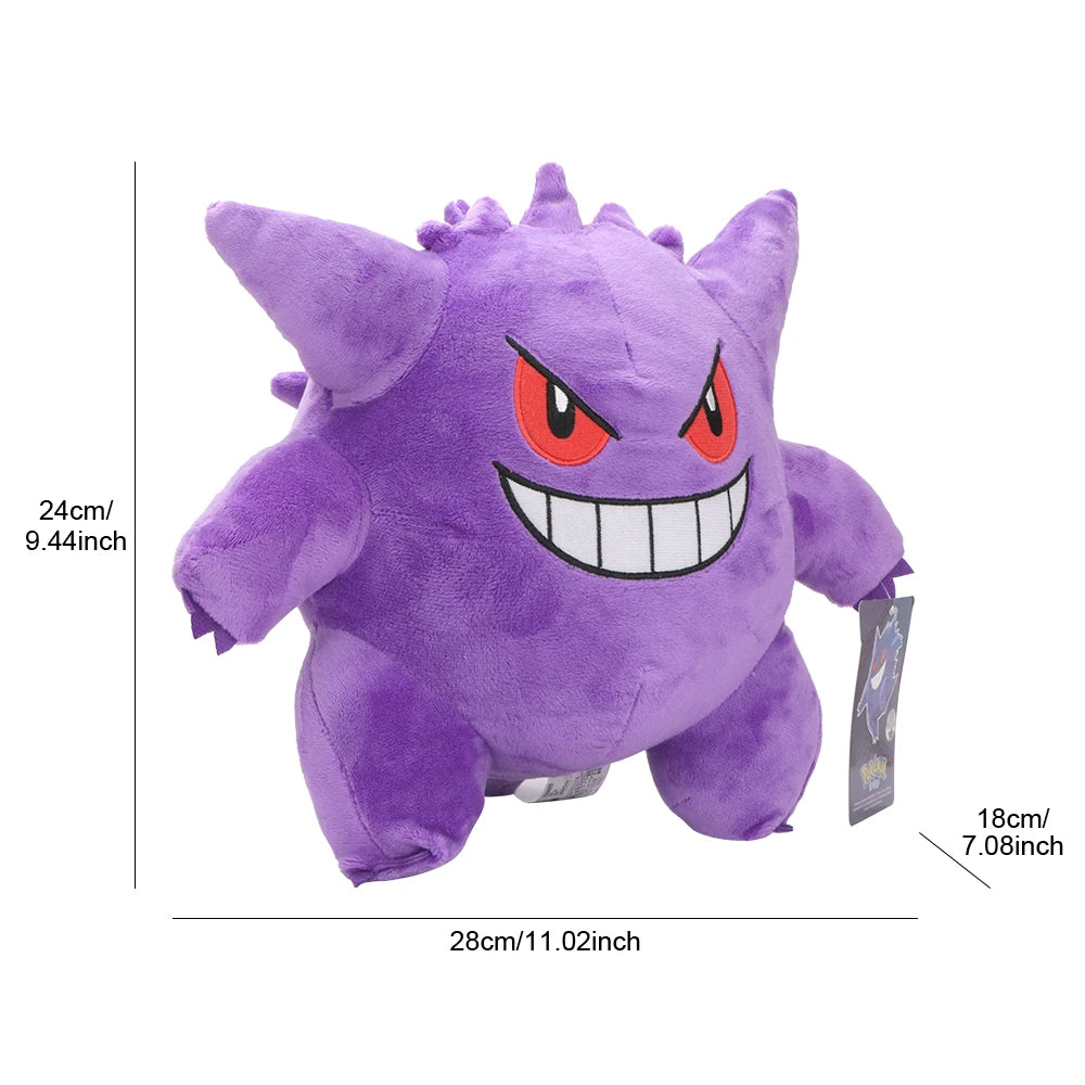 Soft kawaii cartoon ghost plush stuffed doll toy for gifts