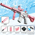Automatic electric water gun squirt blaster with long range and large capacity for outdoor summer