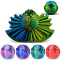 3D printed gear ball spinning sphere fidget toy for stress relief, desk toy