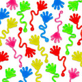 Glitter sticky hands toy 20 pack stretchy slap palm novelty party favors for kids