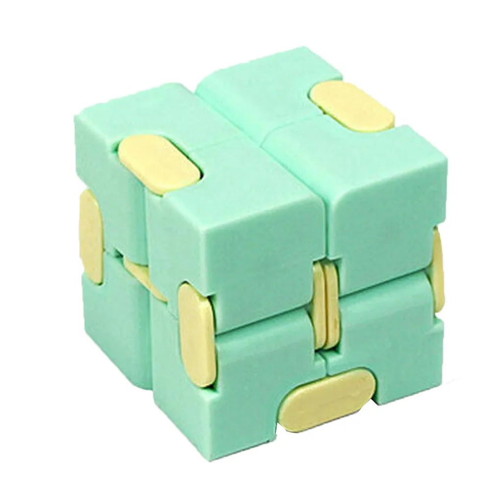 Infinity magic cube fidget toy antistress desk cube for adults, folding stress relief toy