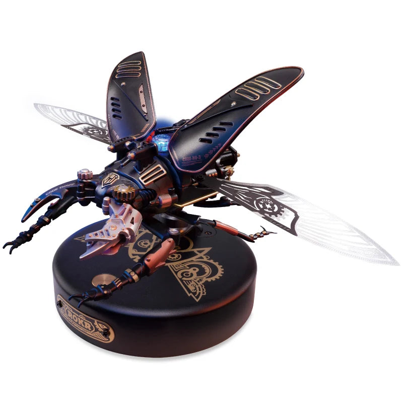 Emperor scorpion, beetle and golden coin turtle 3D plastic building block model sets