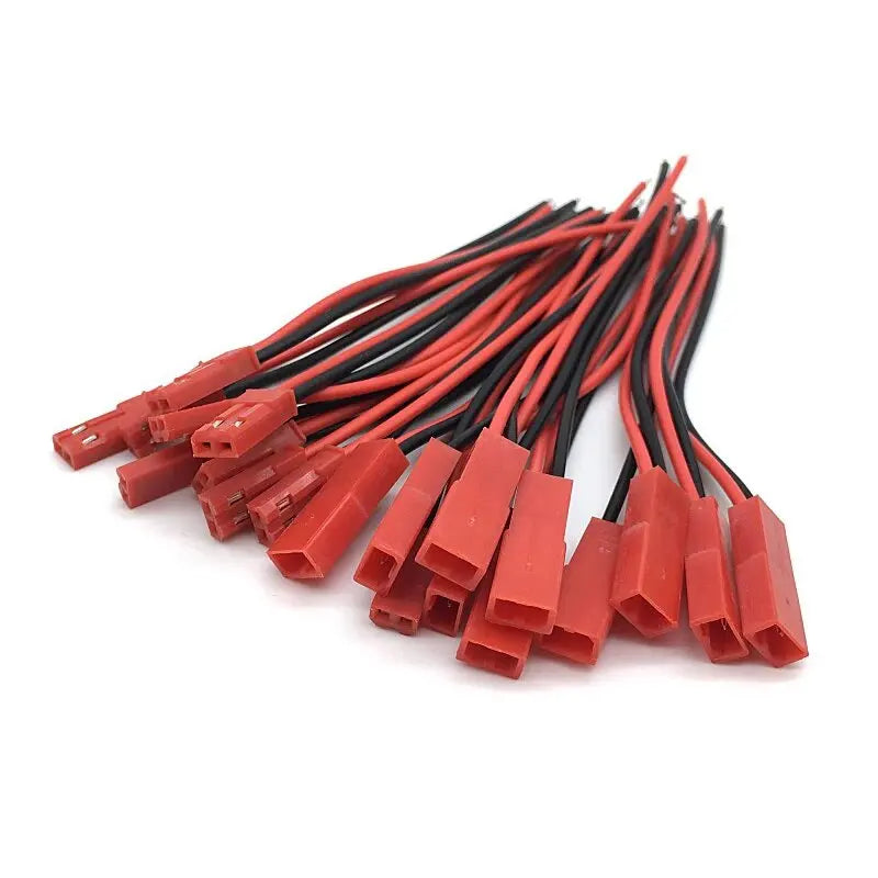 20-piece 2-pin JST male and female connector cable plug kit for DIY