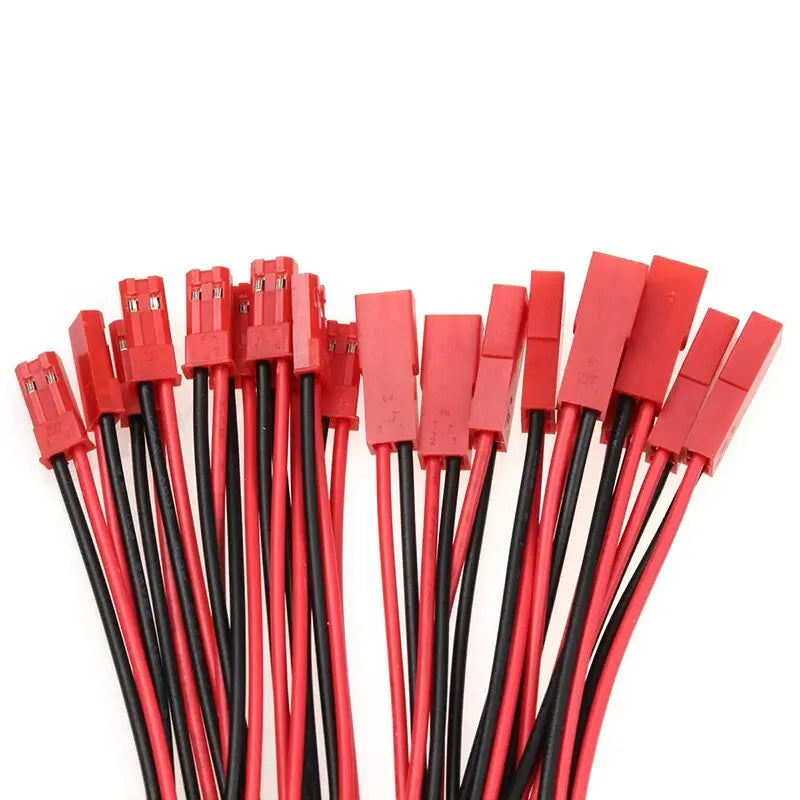 20-piece 2-pin JST male and female connector cable plug kit for DIY