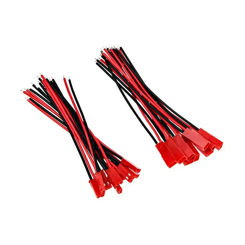 20-piece 2-pin JST male and female connector cable plug kit for DIY