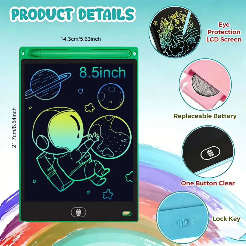 8.5-inch LCD writing tablet doodle and drawing board for kids