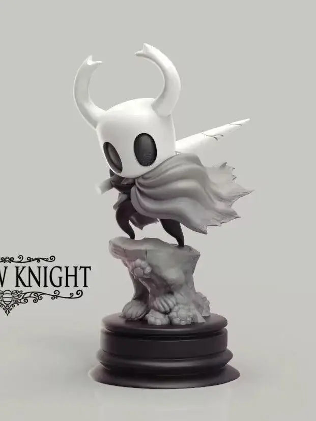 10cm little knight anime collectible figure statue with display chassis base for fans