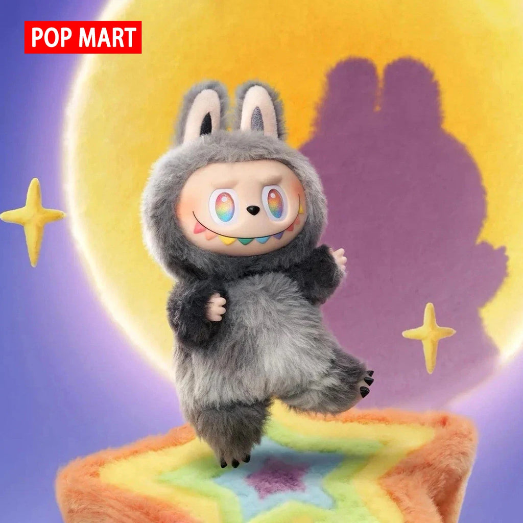 Cute macaron color plush monster doll collectible figure, soft toy gift for kids and friends