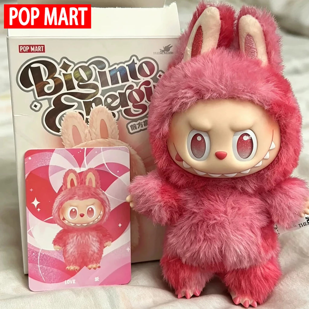 Cute macaron color plush monster doll collectible figure, soft toy gift for kids and friends