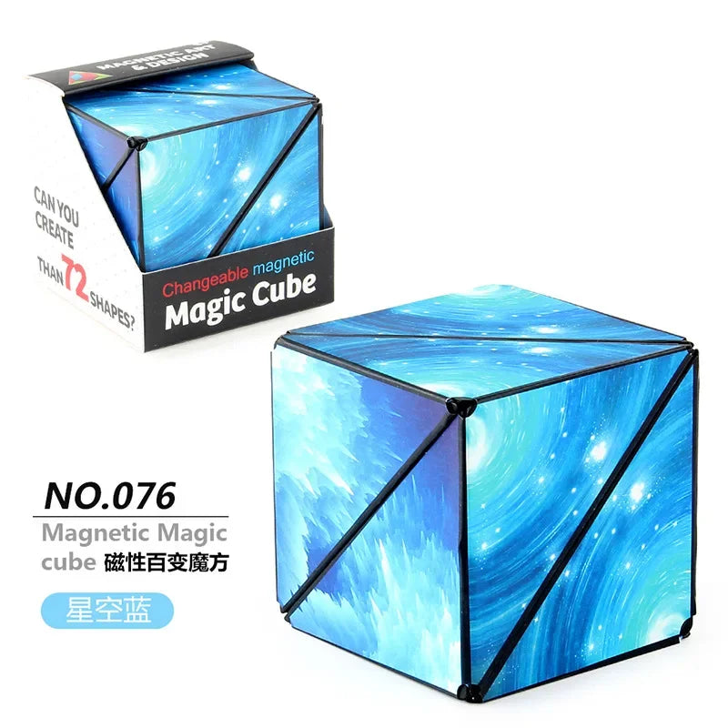 Magnetic Magic Cube – 3D Flip Puzzle Fidget Toy for Stress Relief