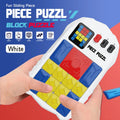 Magnetic sliding block puzzle board game, logic brain teaser for kids