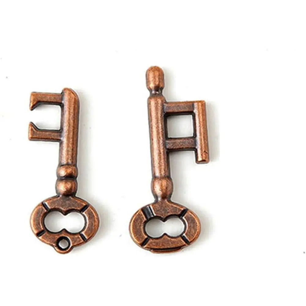 Metal brain teaser key puzzles set, disentanglement IQ logic game for adults