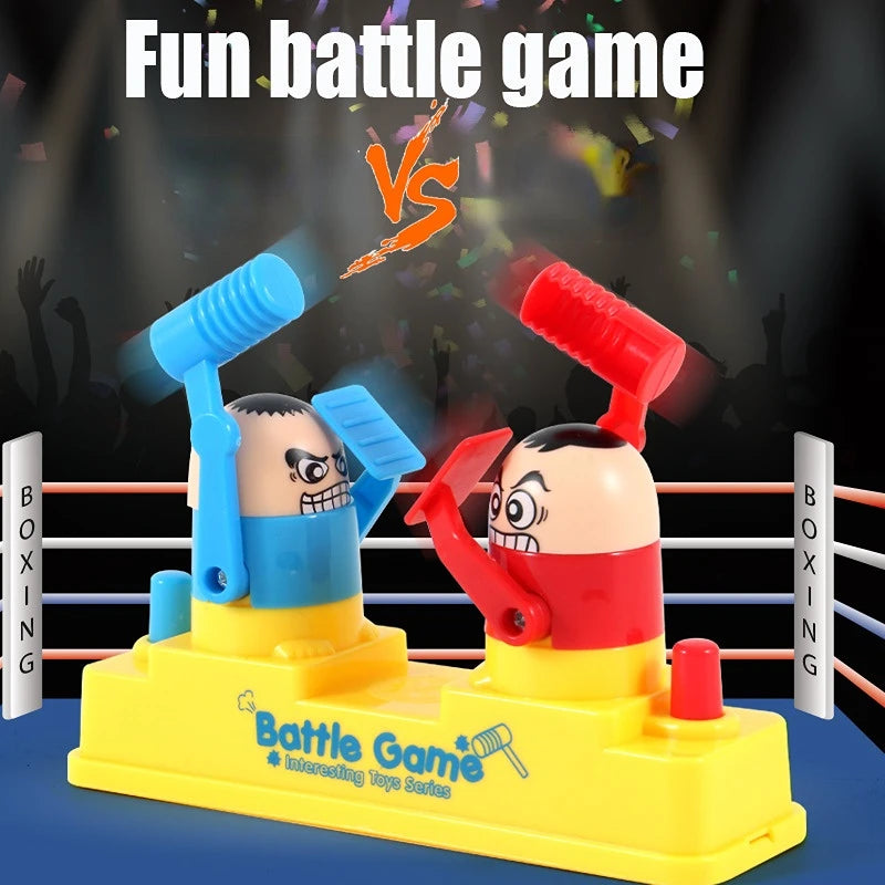 Funny practical joke battle table game antistress prank toy for two players, party gag gift
