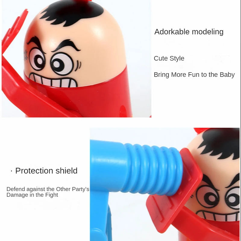 Funny practical joke battle table game antistress prank toy for two players, party gag gift