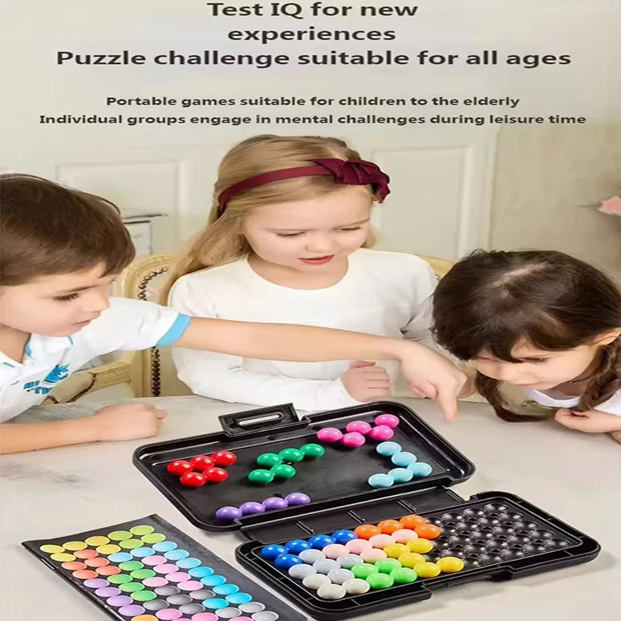 3D pyramid bead IQ logic puzzle board game brain teaser for kids