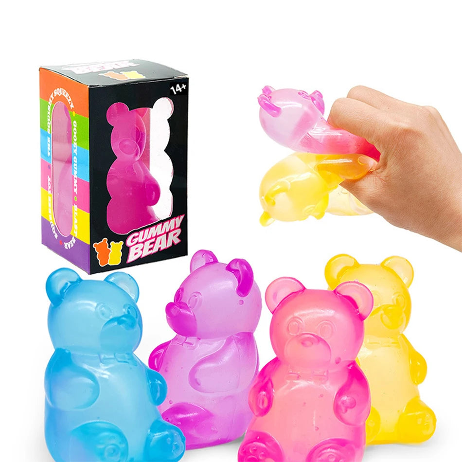 Squishy sensory fidget cube for stress relief, focus, and calming desk play