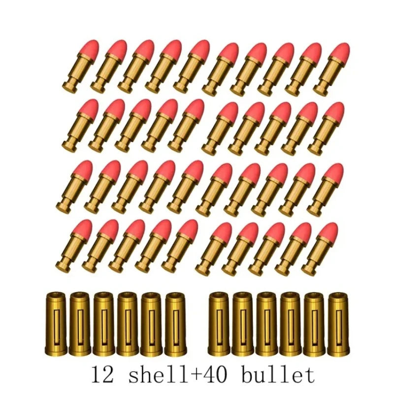 Soft dart blaster toy with rotating launcher and darts for battle games