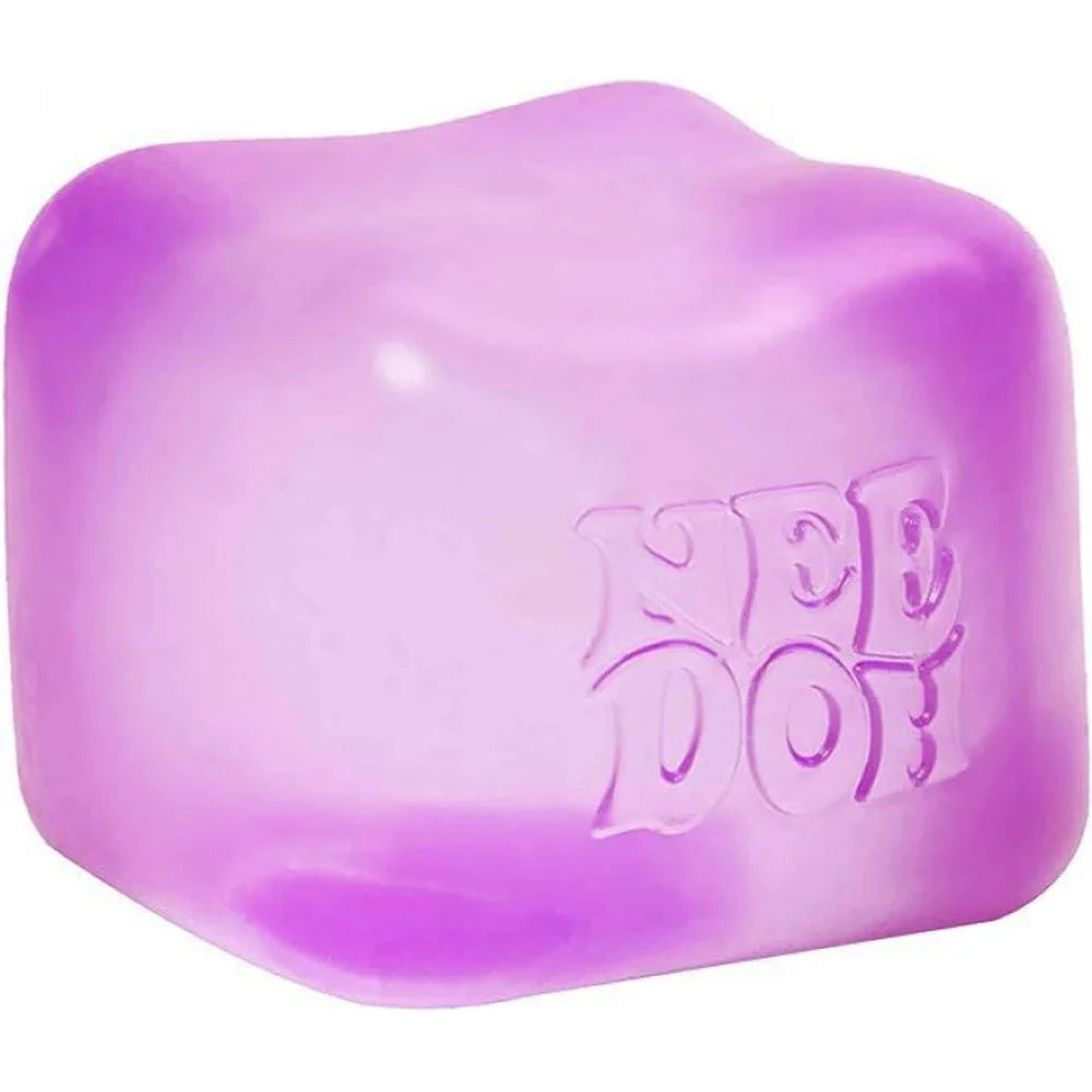 Ultra-solid squishy sensory squeeze cube fidget toy for stress relief