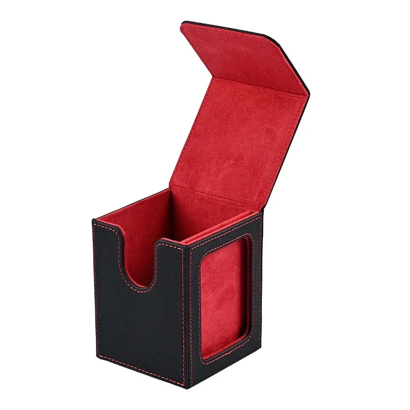 Hard PVC trading card sleeves protectors for collectible and sports cards, 3x4 inch clear top loaders
