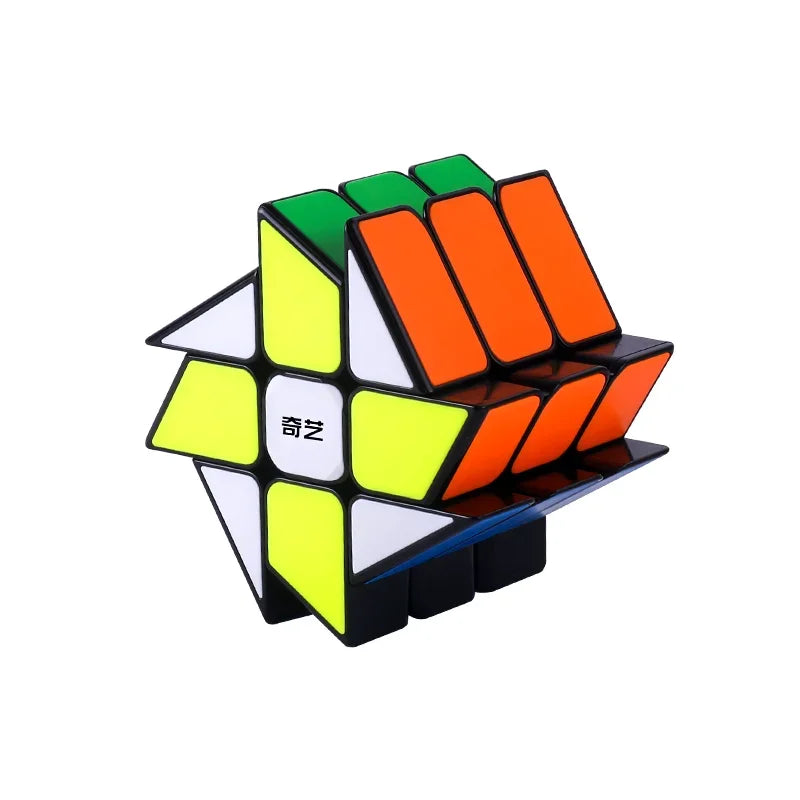 Stickerless windmill speed cube puzzle brain teaser educational toy for kids and adults