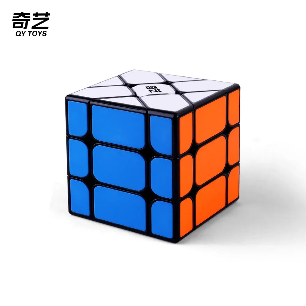 Stickerless windmill speed cube puzzle brain teaser educational toy for kids and adults