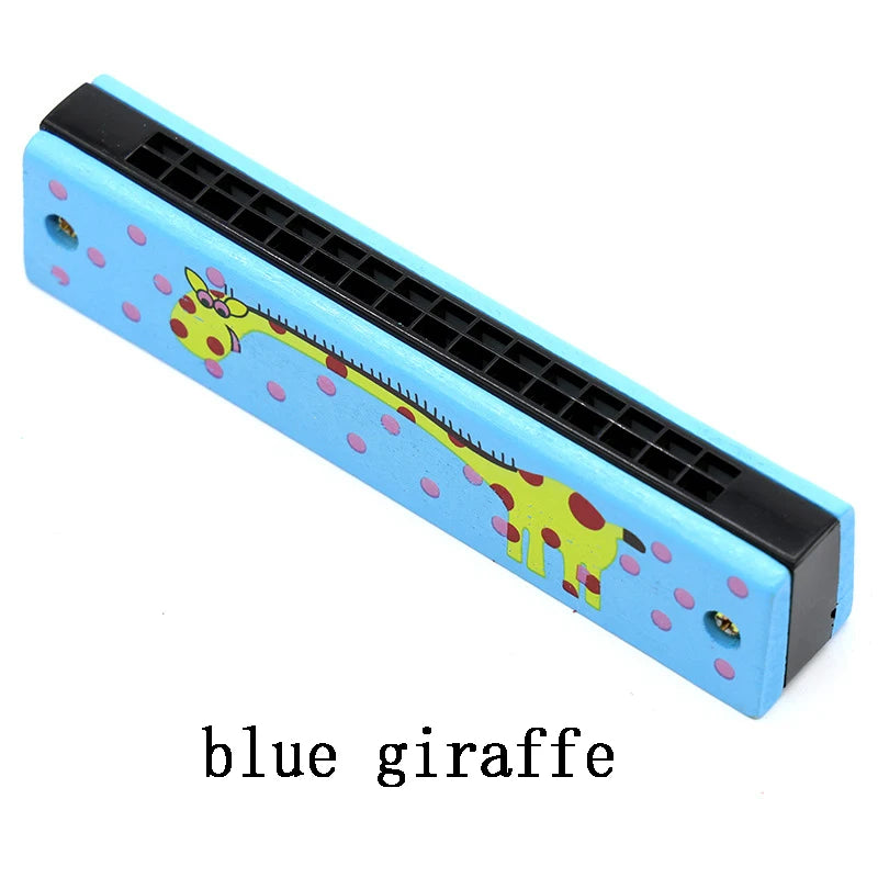 Children's wooden harmonica musical instrument learning toy